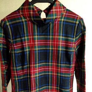 チェック柄 ワンピースの画像