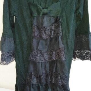 チュニックワンピース ７分袖の画像