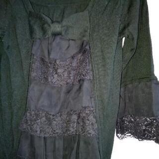 チュニックワンピース ７分袖の画像