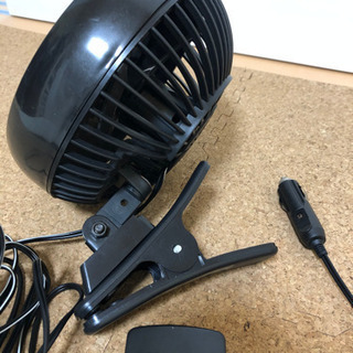 車用　サーキュレーター　扇風機　シガーソケットよりの画像