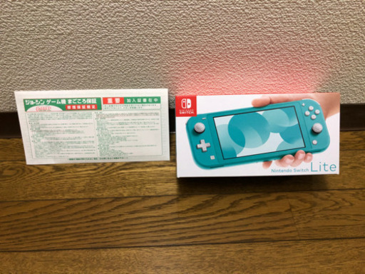 延長保証　物損保証付き　任天堂Switchライト　ターコイズ　任天堂スイッチ