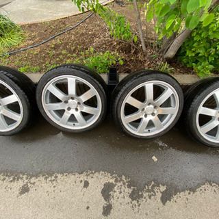 VW用　スポーツテクニック18インチタイヤ付き4本　バリ溝！