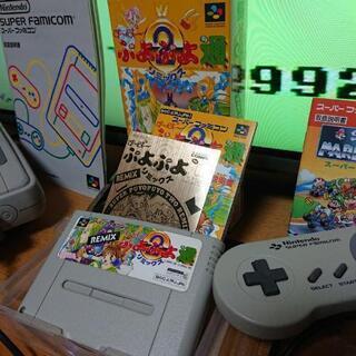 スーパーファミコン本体 ソフト2本付きの画像