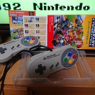 スーパーファミコン本体 ソフト2本付きの画像