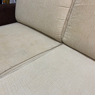 ALMONIA VENT2 カウチソファ　ガラスローテーブルの画像