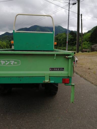 乗用運搬機　ヤンマー YANMAR 運搬車 乗用型 VP8 最大積載量 500kg