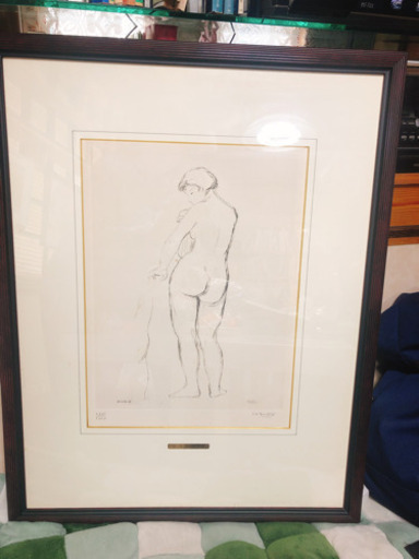 ルノアール　デッサン　美品