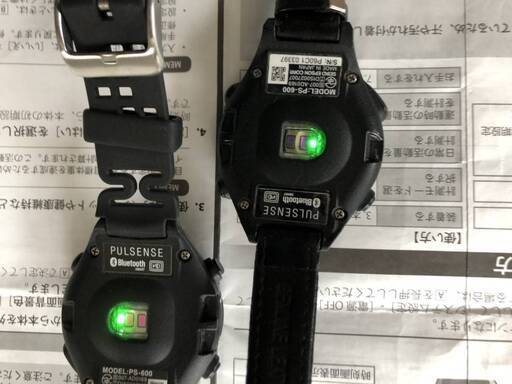 ★エプソンの脈拍計・心拍計★PULSENSE★PS-600（２台）★