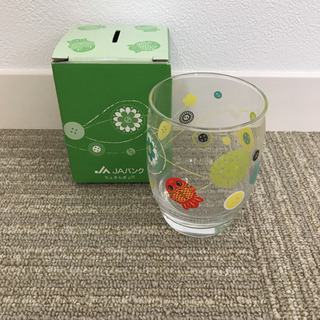 JA ちょきんぎょ　ガラスグラス　貯金箱