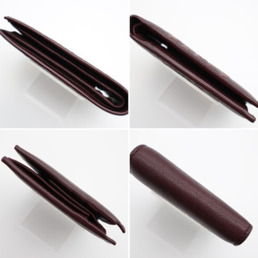 《BOTTEGA VENETA/イントレチャート二つ折り財布》ABランク 箱有