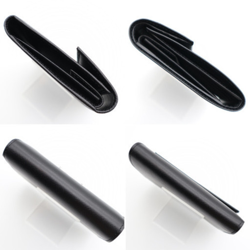 《PRADA/サフィアーノ 三つ折り財布》M170A ブラック Sランク 極美品