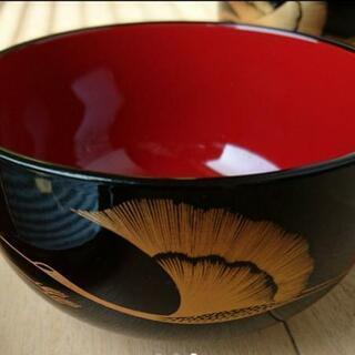【未使用】会津塗り お椀 お盆セットの画像