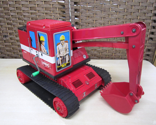 ATC アサヒ玩具 ブリキ ユニック 522 ショベルカー 日本製 大型 作業車 レトロ ☆ PayPay(ペイペイ)決済可能 ☆ 札幌市 白石区 東札幌