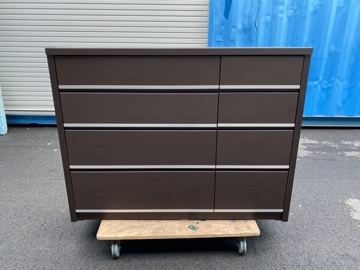 チェスト ニトリ 収納家具 収納 茶 中古品