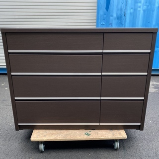 チェスト ニトリ 収納家具 収納 茶 中古品