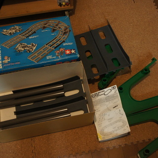 ミニ四駆　タミヤ　オーバル　ホームサーキット　Ｘ２　＋バンクアプローチ　中古品の画像