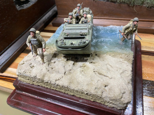 1/35 ジオラマ完成品 「NORMANDY 1944」ノルマンディー上陸作戦
