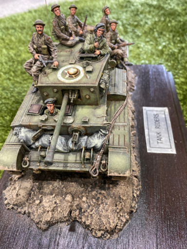 1/35  ジオラマ完成品　　アメリカの戦車乗りの男達