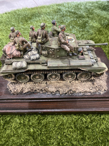 1/35  ジオラマ完成品　　アメリカの戦車乗りの男達