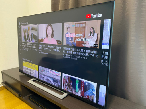 2019年製REGZA ４K液晶テレビ55型　使用頻度少