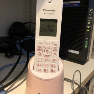 【値下げ】【美品】コードレス電話機