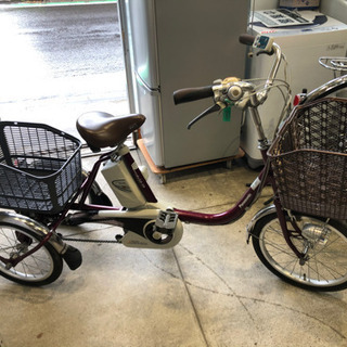 Panasonic 電動三輪車 10Ah 電動自転車の画像