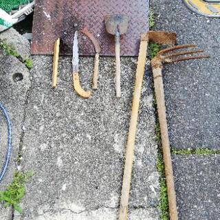 畑道具　木挽き　農業　山林
