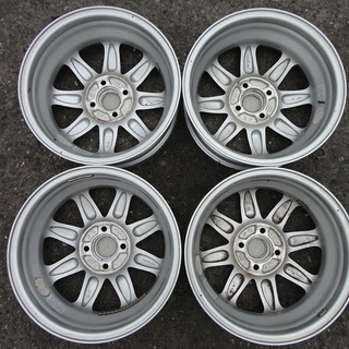 軽自動車用 ENKEI アルミホイール4本 15インチ 5J +45 PCD100