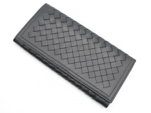 《BOTTEGA VENETA/イントレチャート 二つ折り長財布》ABランク‼