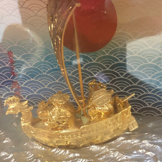 無料！！黄金宝船☆鳳凰☆置物☆縁起物☆インテリアにいかがでしょうか？の画像