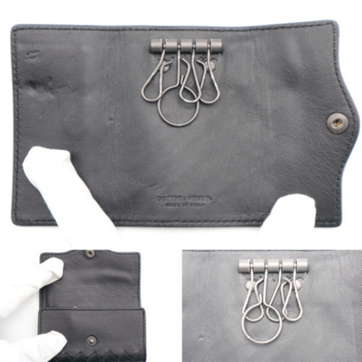 《BOTTEGA VENETA/イントレチャート 4連キーケース》 ABランク