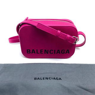 【未使用】BALENCIAGA バレンシアガ 558171 ポシェット　ロゴ ヴィル カメラ バッグ XS VILLE CAMELA　プレゼント