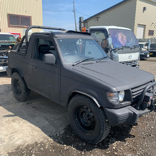 パジェロJトップ幌MT車！車検満タン！ディーゼルターボ下取り可能...