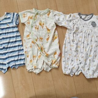 ベビー用品 (ロンパース、プレオール夏冬 全て50〜70cmサイズ)の画像