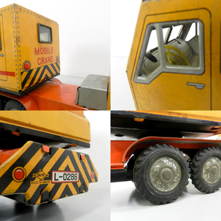 昭和レトロ DAIYA ブリキ クレーン車 MOBILE CRANE 玩具 ジャンク品☆ 札幌市 北区 屯田の画像