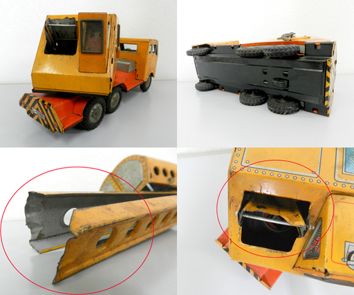 昭和レトロ DAIYA ブリキ クレーン車 MOBILE CRANE 玩具 ジャンク品☆ 札幌市 北区 屯田