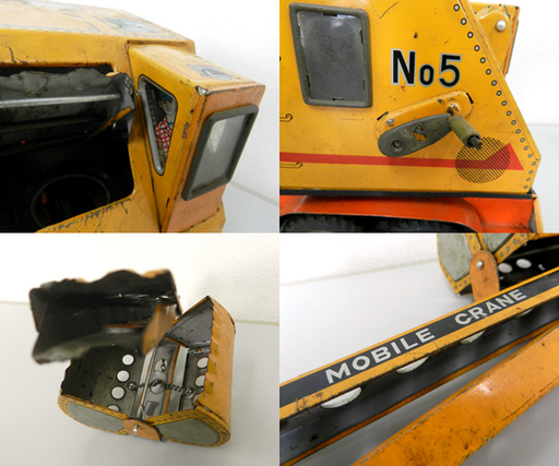 昭和レトロ DAIYA ブリキ クレーン車 MOBILE CRANE 玩具 ジャンク品☆ 札幌市 北区 屯田