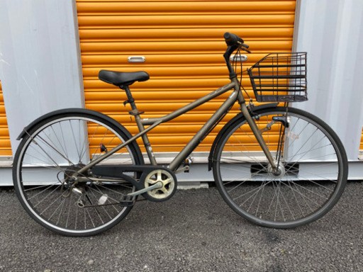 ★激安★変速ギア6段 オートライト 27インチ 軽整備済み 防犯登録 中古自転車 シティサイクル　62