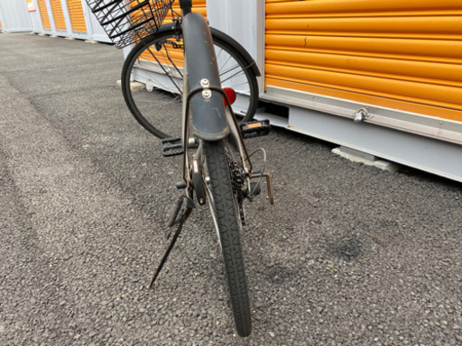 ★激安★変速ギア6段 オートライト 27インチ 軽整備済み 防犯登録 中古自転車 シティサイクル　62