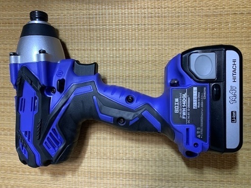 【値下げしました！】【ほぼ新品】日立工機／ハイコーキ　14.4Ｖコードレスインパクトドライバー　ＦWH14DGL(2ＬEGK)　使用2