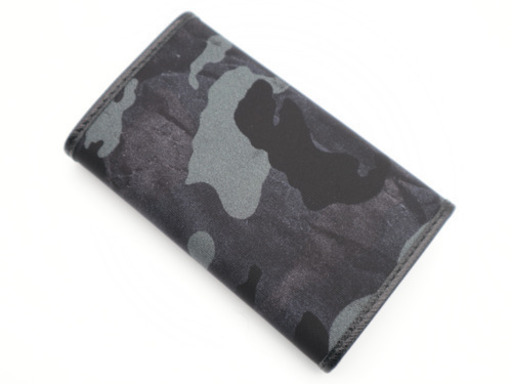 《PRADA/６連キーケース 》Sランク ブラックカモフラージュ 新品、未使用品