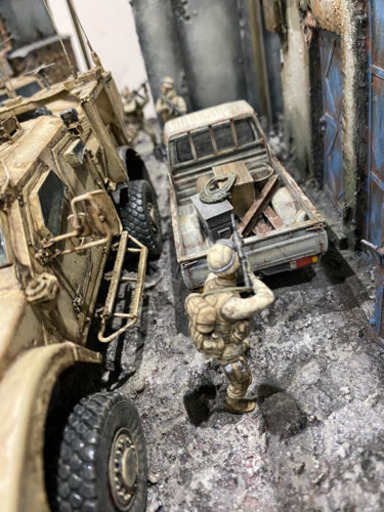 1/35 ジオラマ完成品　中東戦争の混乱