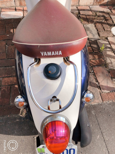 YAMAHA Bino 割れキズあり！ヘルメット自賠責付き
