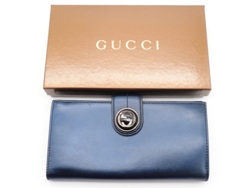 《GUCCI/インターロック長財布》ABランク‼︎ 本物保証‼︎ 箱有り‼︎