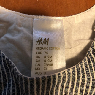 H&M オーバーオールの画像