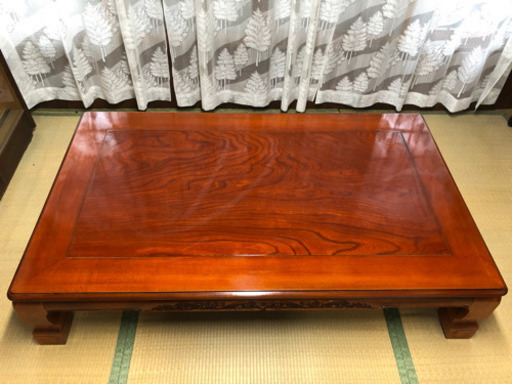 昭和　座卓　テーブル　レトロ　カリモク系　モダン