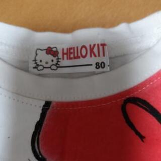 キティちゃん　Tシャツ　80cm　女の子の画像