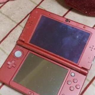 ニンテンドー3DS(LL)本体メタリックレッドの画像