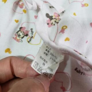 新生児ミニーちゃん肌着⭐4枚セット50～60サイズの画像