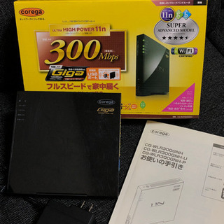 corega 無線LANブロードバンドルータ CG－WLR300GNH